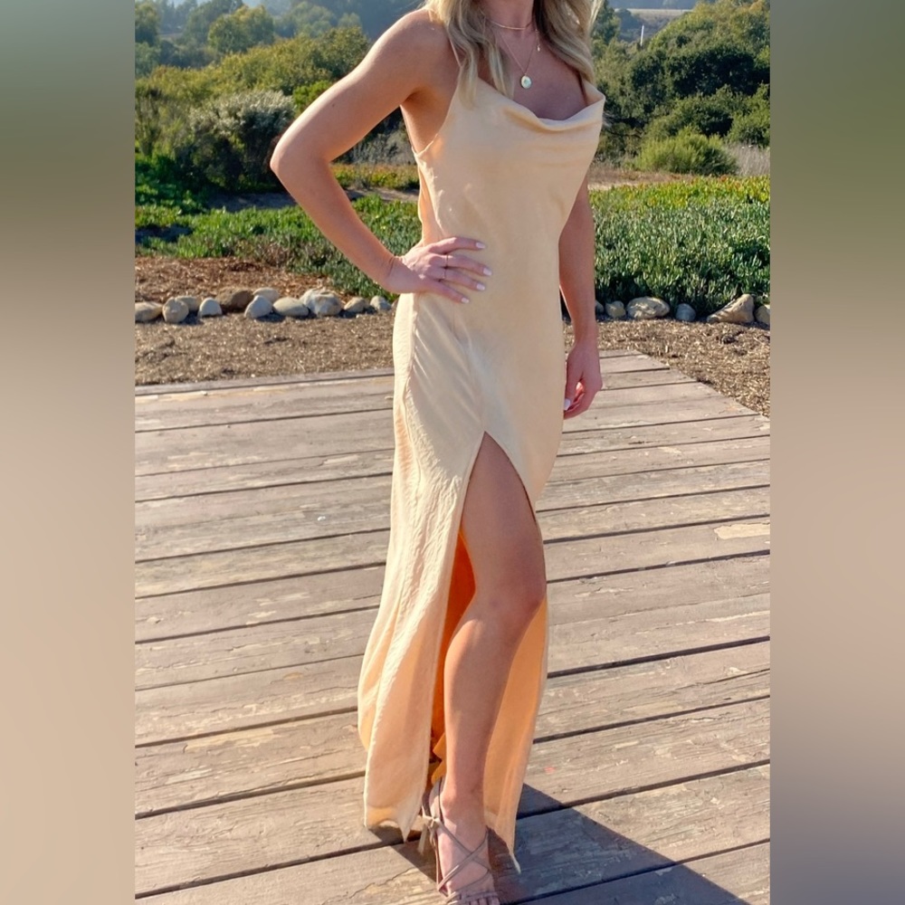 Resa River Slip Dress in Butter